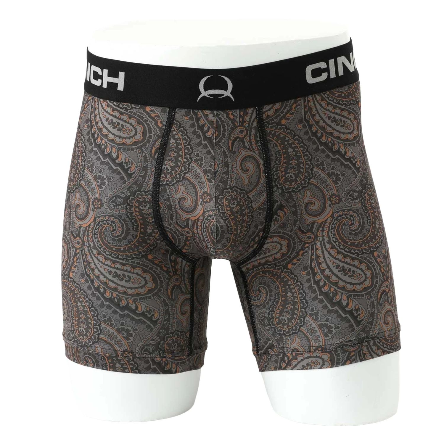 CINCH 6&quot; PAISLEY BOXER BRIEF
