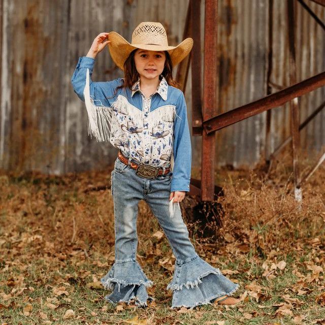 RANCHER COWGIRL PEARL SNAP SHIRT