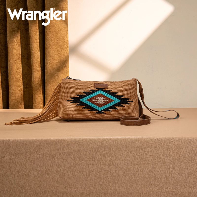 WRANGLER AZTEC KNITTED WRISTLET/CROSSBODY