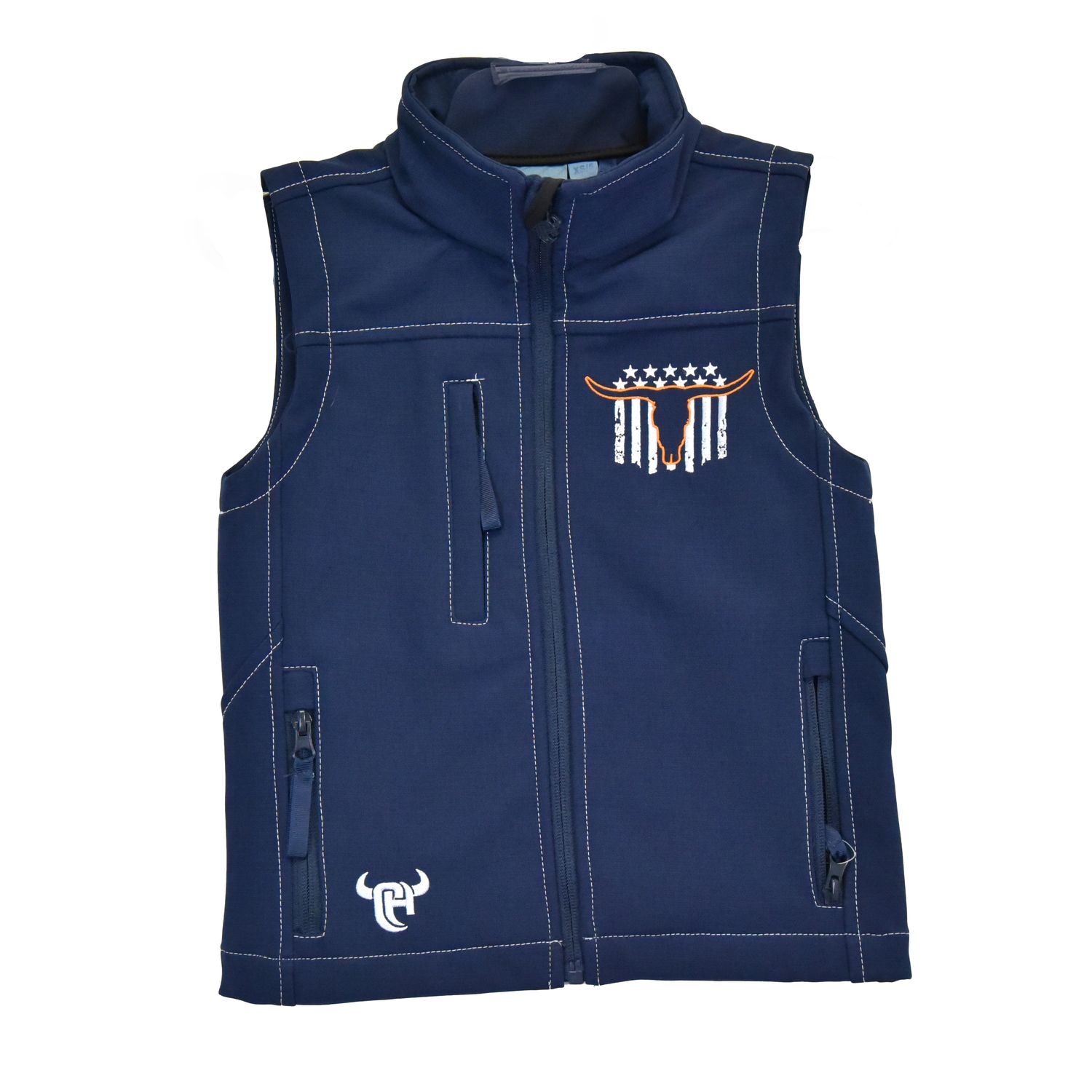 COWBOY HARDWARE SKULL POLYSHELL VEST