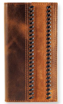 JUSTIN SUEDE TRAPUNTO RODEO WALLET