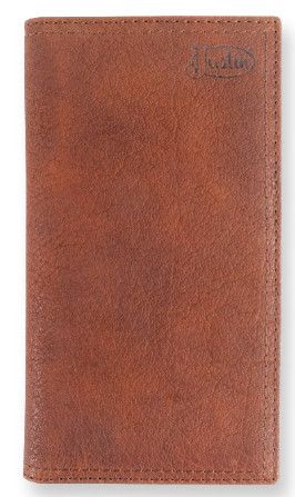 JUSTIN MEDIUM TAN BUFFALO RODEO WALLET