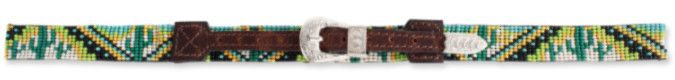 RED DIRT HAT CO. CACTUS BUCKLE BEADED HAT BAND