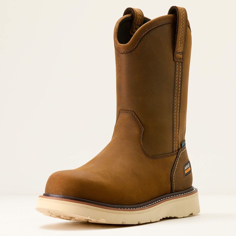 ARIAT REBAR WEDGE PULL-ON H20 WORK BOOT