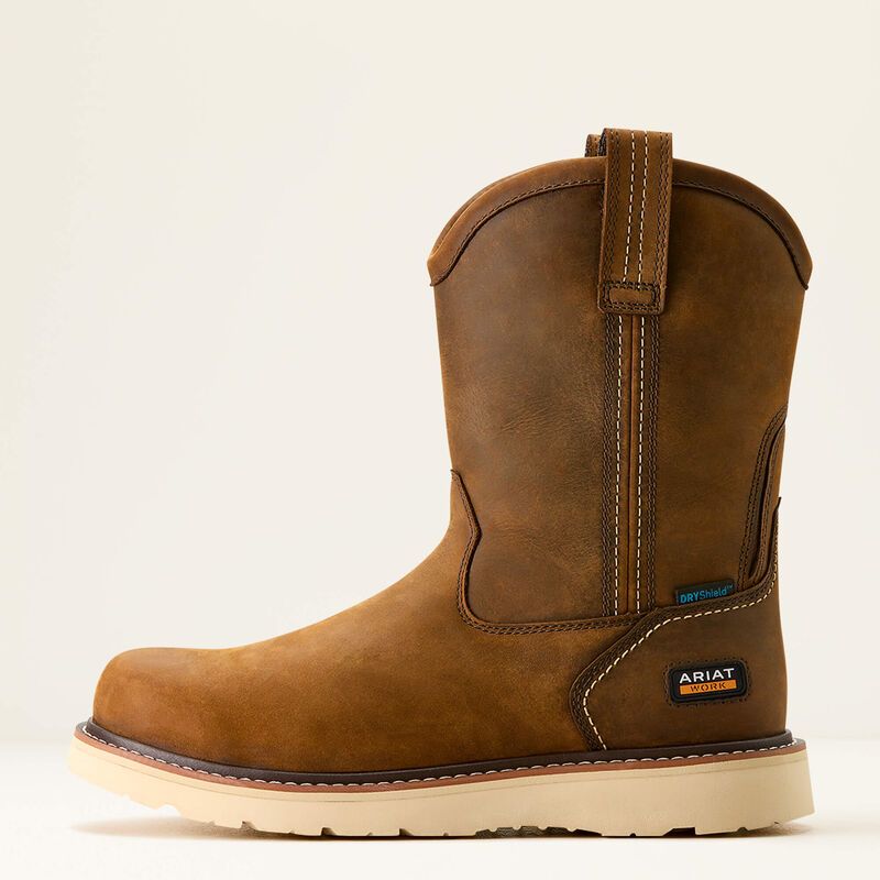 ARIAT REBAR WEDGE PULL-ON H20 WORK BOOT