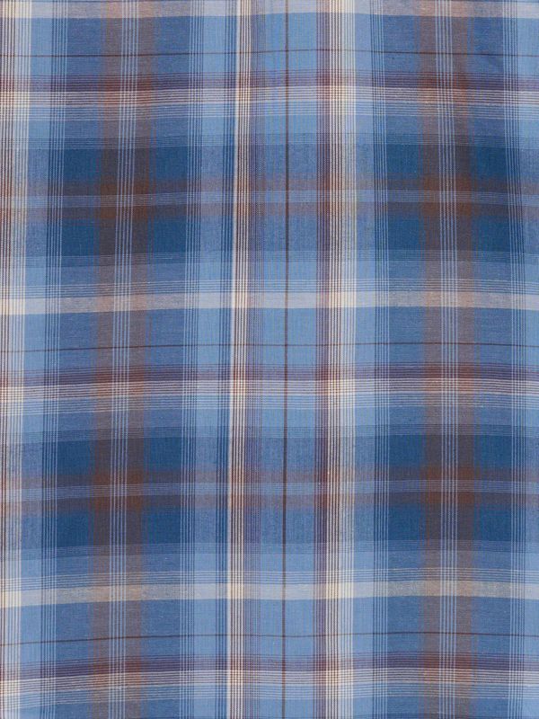 ELY CATTLEMAN TEXTURED PLAID WESTERN SHIRT