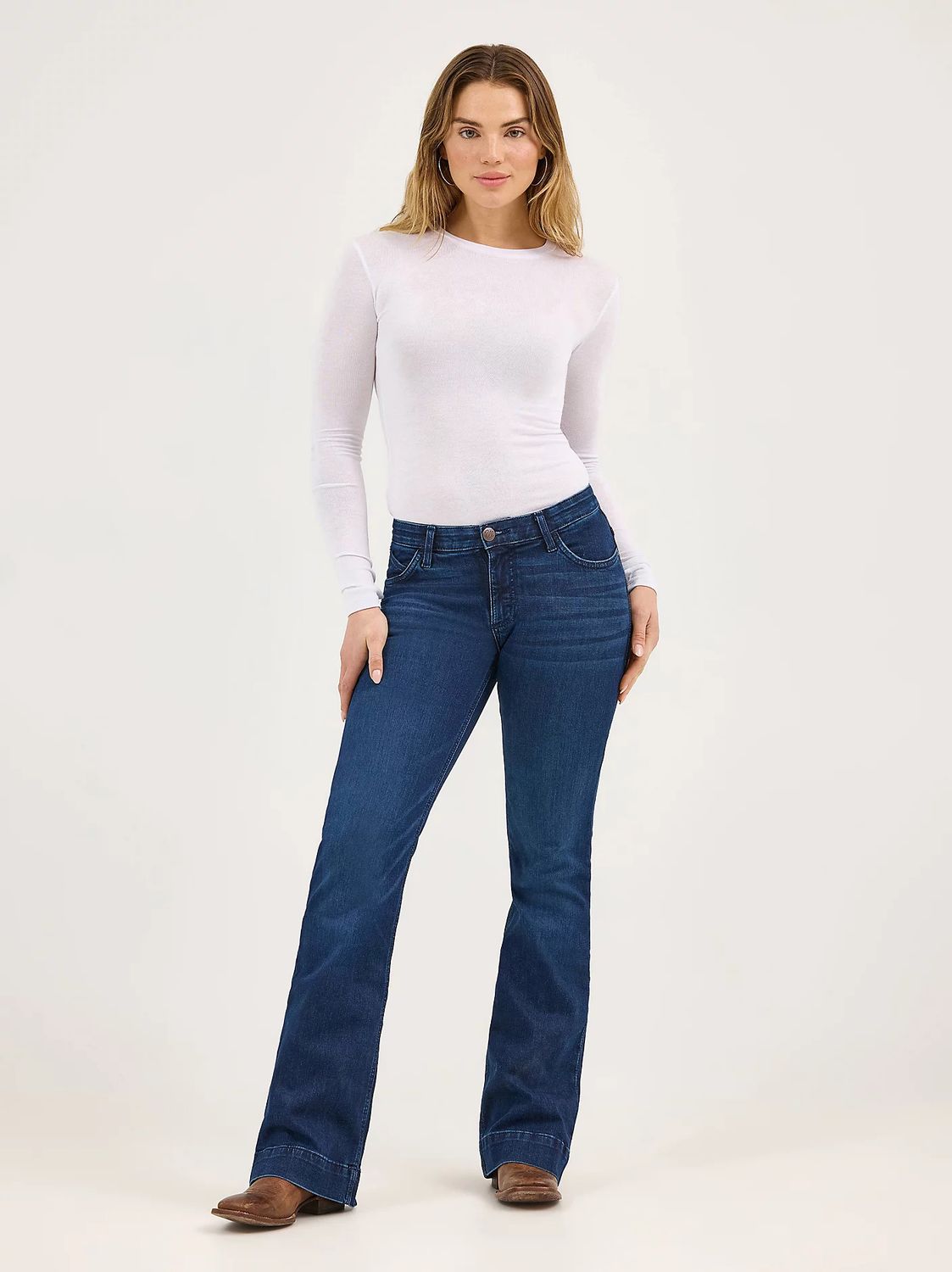 WRANGLER ULTIMATE RIDING MID-RISE TROUSER