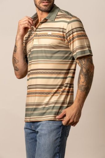 MACKIN STRIPE POLO