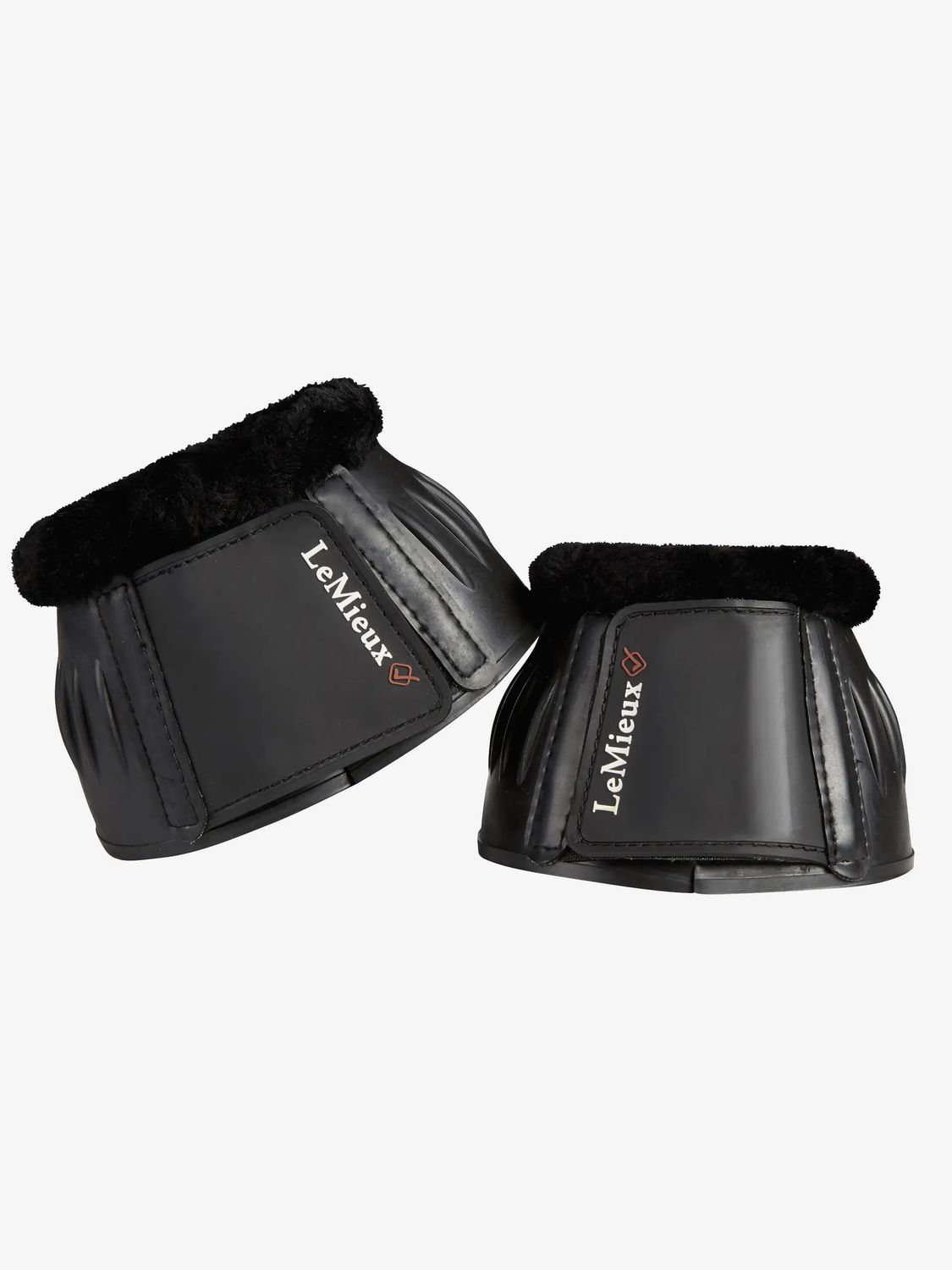 LEMIEUX RUBBER BELL BOOTS WITH FLEECE, Color: BLACK, Size: X-LARGE