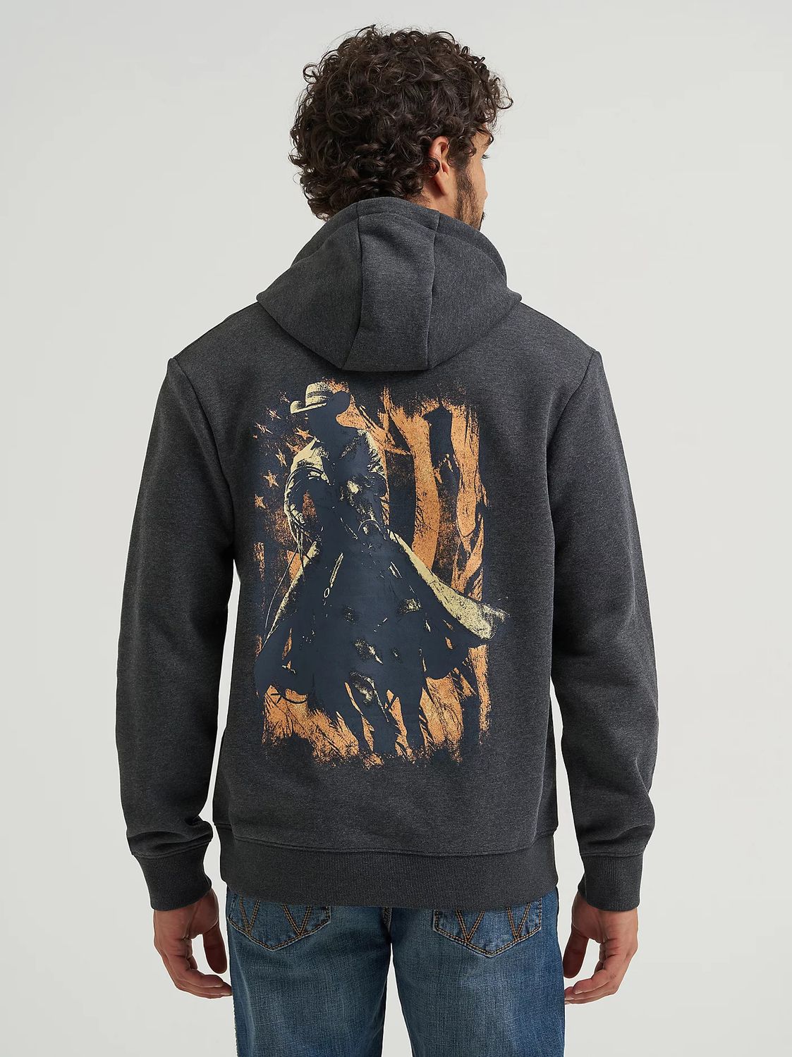 WRANGLER COWBOY GRAPHIC PULLOVER HOODIE