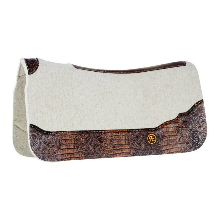 REINSMAN APEX 3/4&quot; PERFORMANCE FELT CONTOURED PAD, 30&quot;X30&quot;