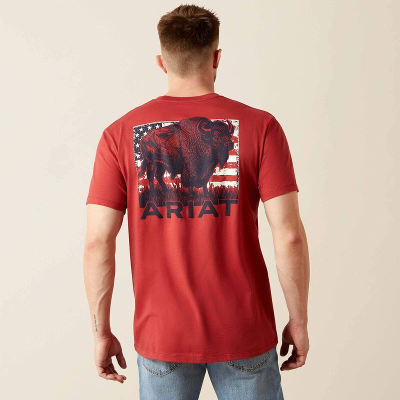 ARIAT BUFFALO FLAG T-SHIRT