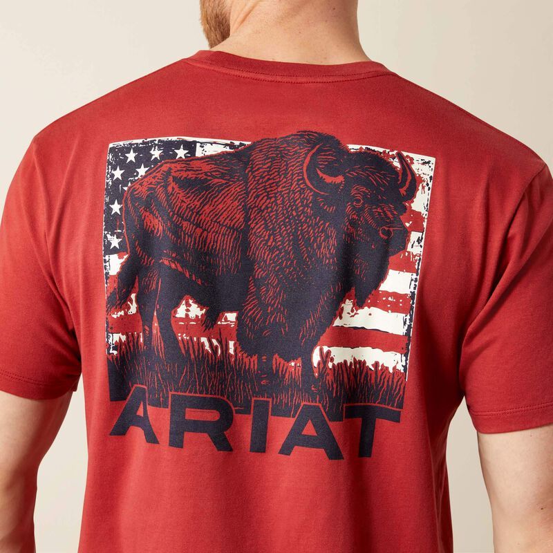ARIAT BUFFALO FLAG T-SHIRT