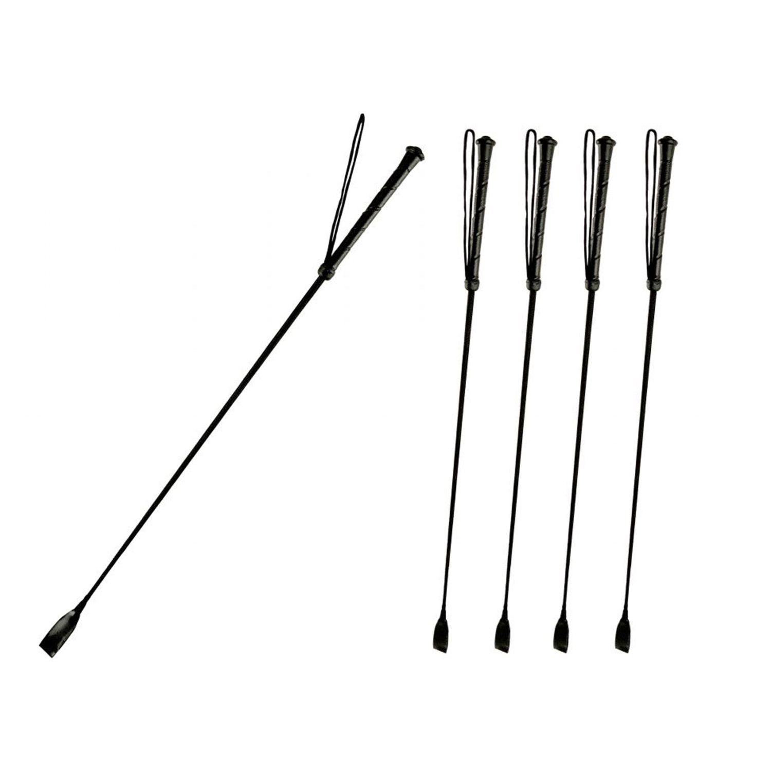 27.5&quot; FIBERGLASS CROP WITH WRAPPED HANDLE, BLACK