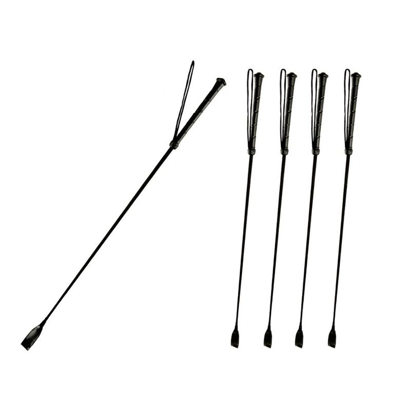 27.5&quot; FIBERGLASS CROP WITH WRAPPED HANDLE, BLACK