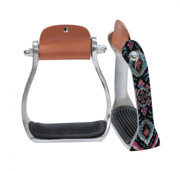 SHOWMAN YOUTH SHIMMERING BEADED NAVAJO STIRRUP