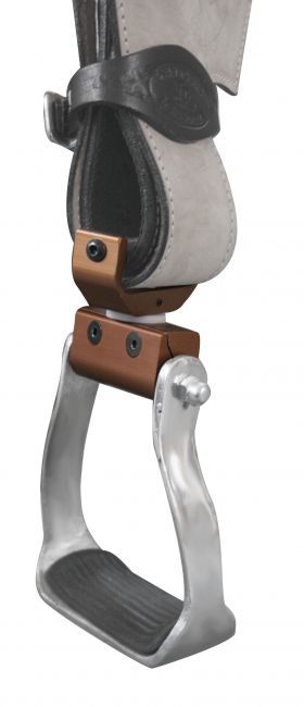 SHOWMAN ALUMINUM STIRRUPS TURNERS