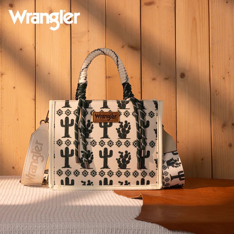 WRANGLER ROPE TOTE, Color: CACTUS