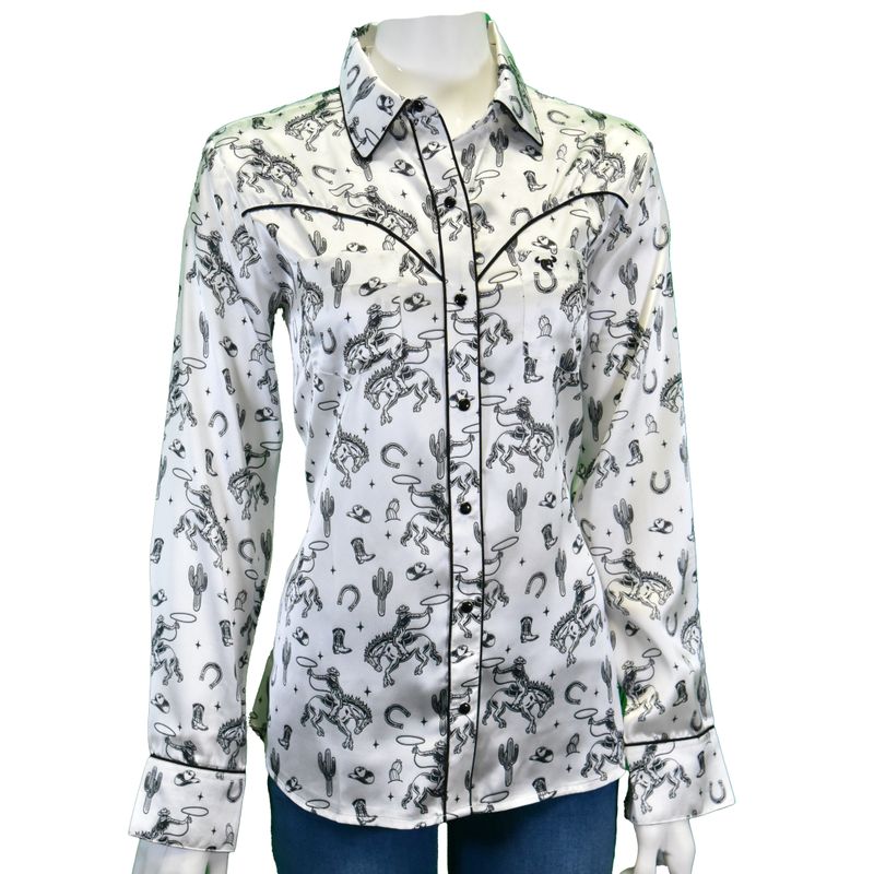 COWGIRL HARDWARE BUCK &#39;N BOOTS SNAP SHIRT