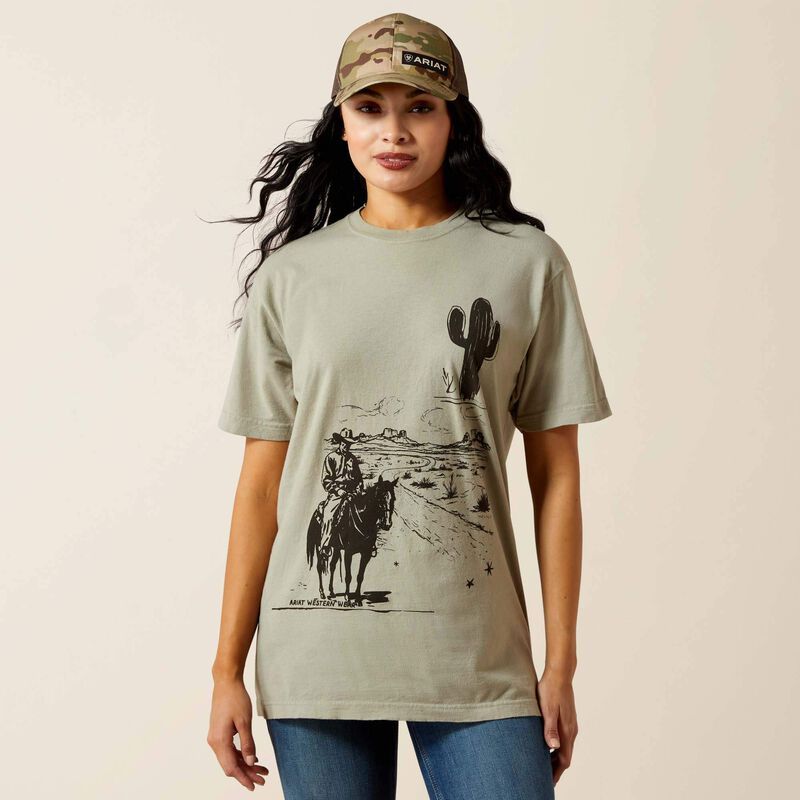 ARIAT SKETCHY COWBOY T-SHIRT