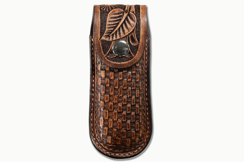 D84034023D CLASSIC BASKETWEAVE KNIFE SHEATH