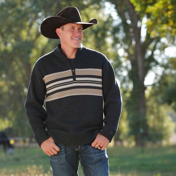 CINCH 1/4 ZIP SWEATER