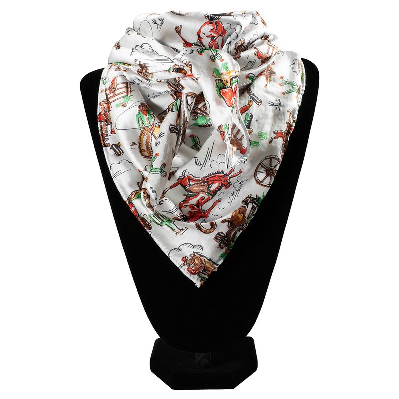 RETRO RANCH WILD RAG, 33&quot;X33&quot;