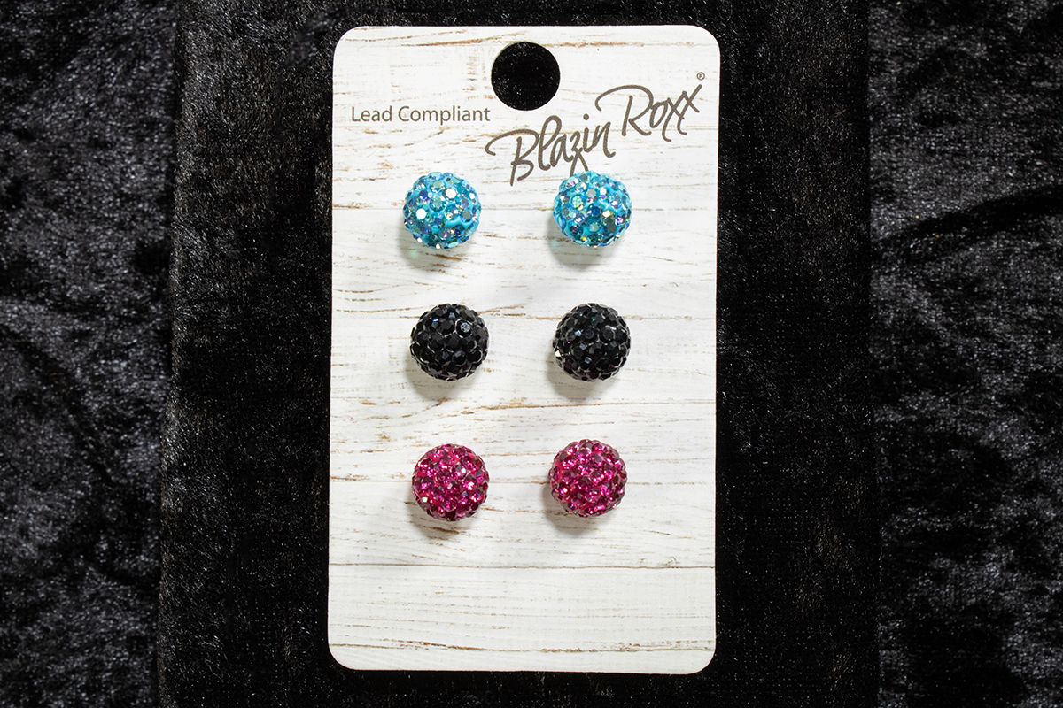 BLAZIN&#39; ROXX SPARKLE EARRINGS SET