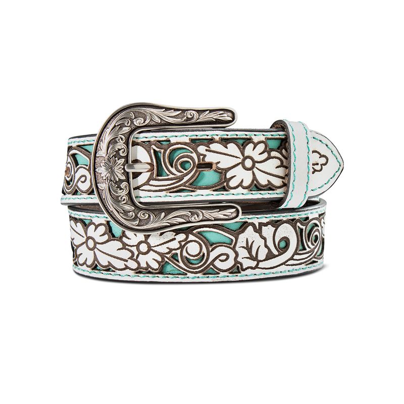 ARIAT FLORAL FILIGREE BELT