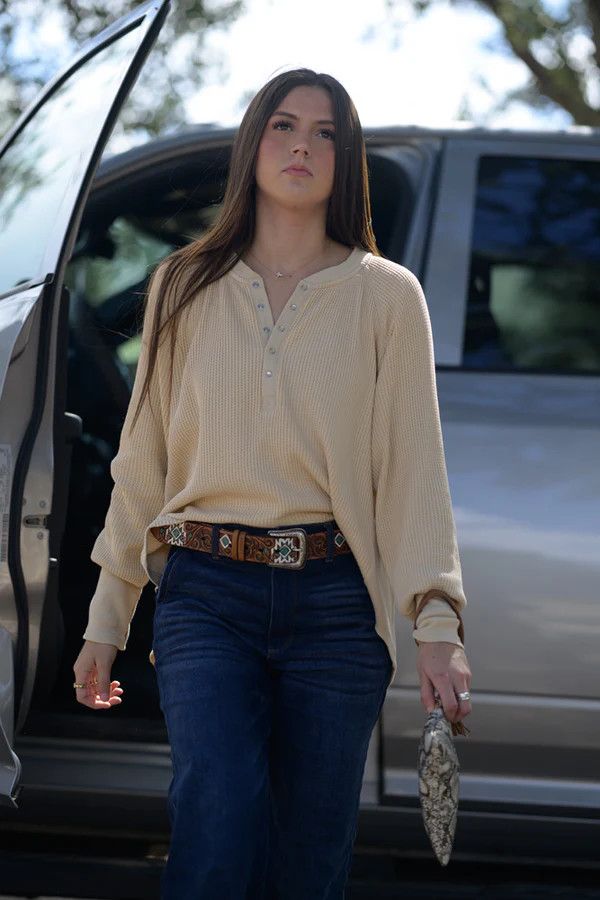 HOOEY JUNIPER HENLEY