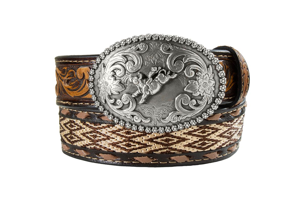 NOCONA DIAMOND EMBROIDERED BELT