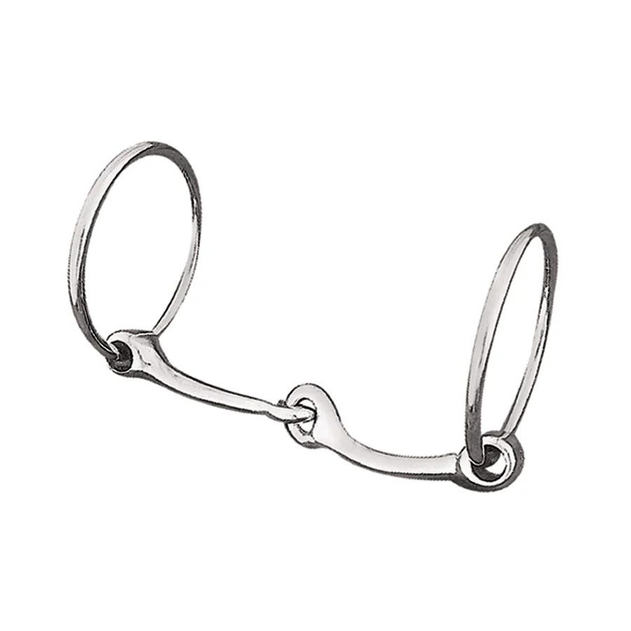 WEAVER DRAFT BIT, 6" SNAFFLE MOUTH