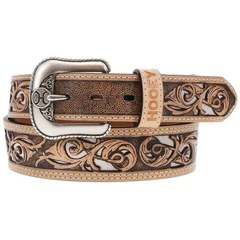 HOOEY &quot;TOP NOTCH&quot; HAND TOOLED BELT