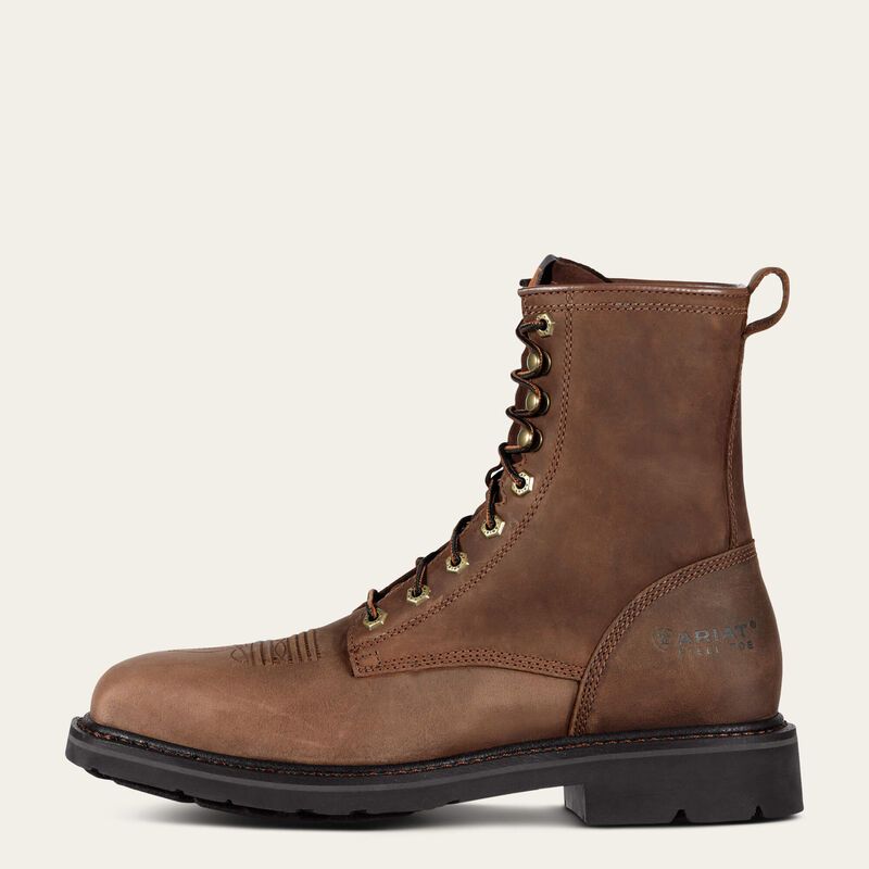 ARIAT CASCADE 8" STEEL TOE WORK BOOT