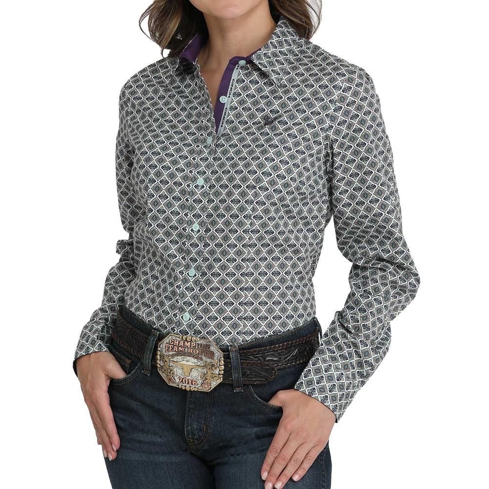 CINCH MEDALLION BUTTON DOWN WESTERN SHIRT