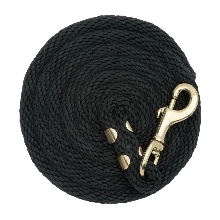 WEAVER LEAD ROPE WITH BRASS PLATED 225 SNAP