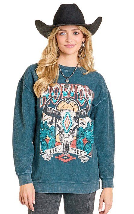 ROCK &amp; ROLL RIBBED PULLOVER