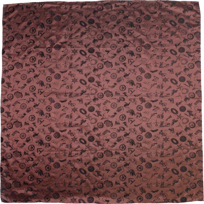 WYOMING TRADERS COWBOY BAROQUE SILK SCARF