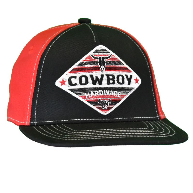 COWBOY HARDWARE EMBROIDERED PATCH CAP
