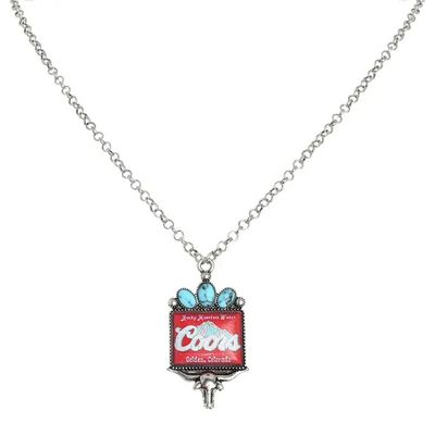 LONGHORN COORS PENDANT NECKLACE