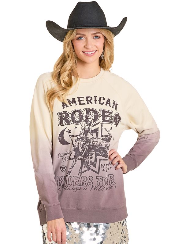 BW91T07963 ROCK &amp; ROLL AMERICAN RODEO SWEATSHIRT