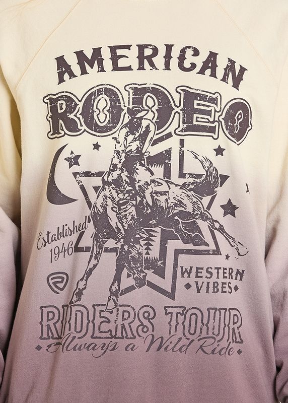 BW91T07963 ROCK &amp; ROLL AMERICAN RODEO SWEATSHIRT