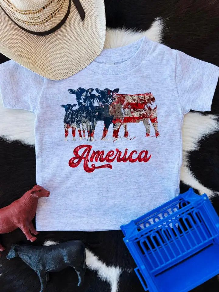 AMERICA COWS TEE