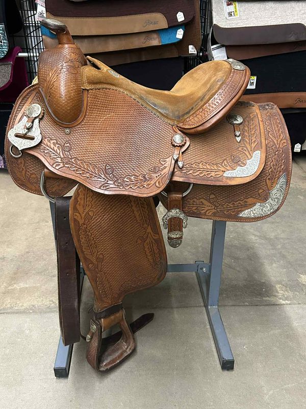 15" Used Alamo Show Saddle