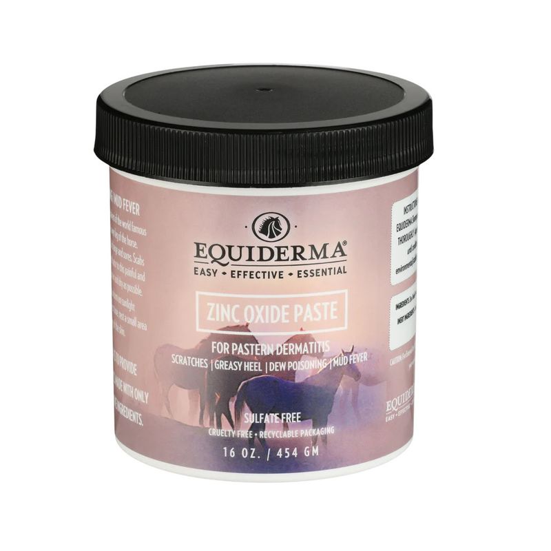 EQUIDERMA ZINC OXIDE PASTE FOR SCRATCHES, 16 OZ.