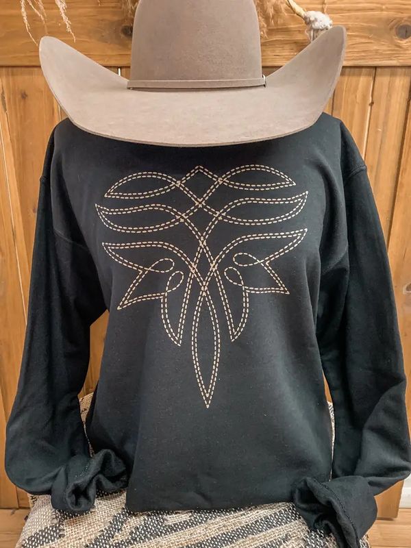 COWGIRL BOOTSITCH SWEATSHIRT