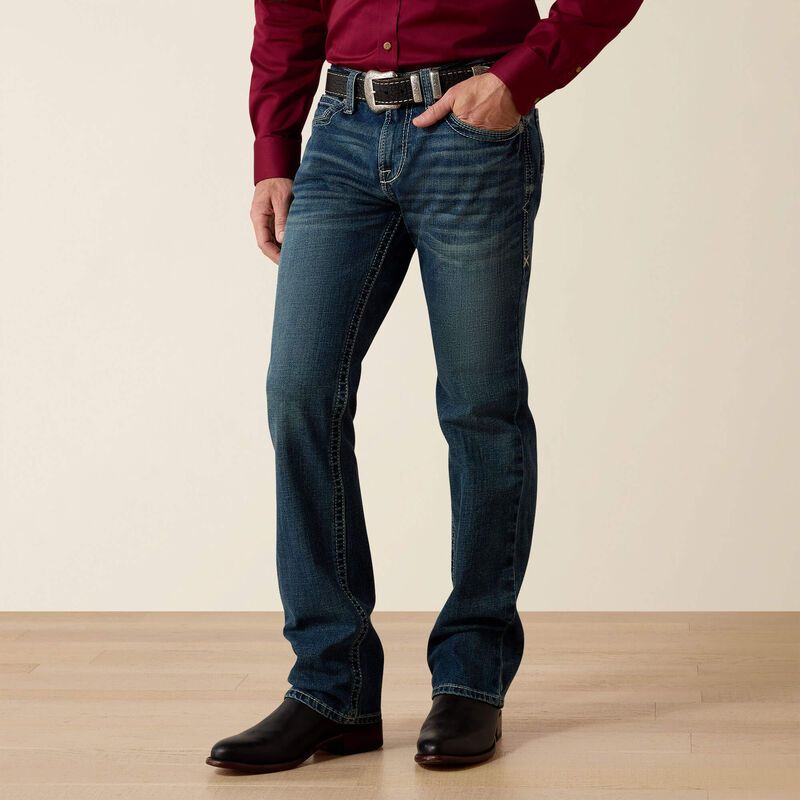 ARIAT M7 ROCKER STRETCH COLTRANE STACKABLE STRAIGHT JEAN
