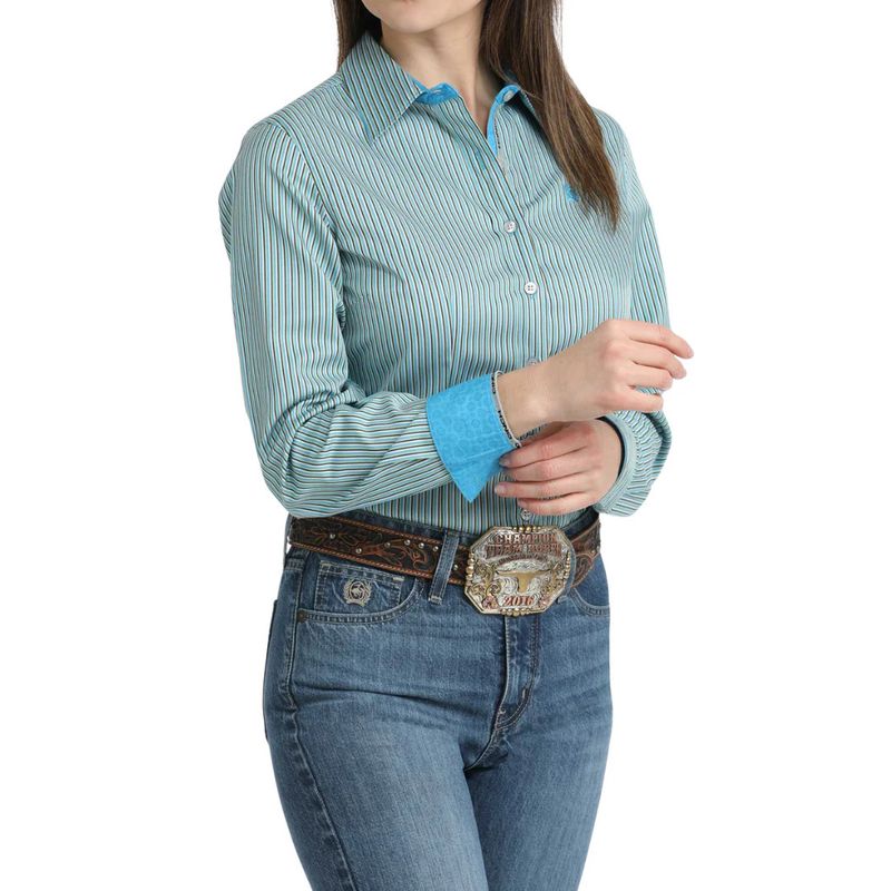 CINCH STRIPE BUTTON DOWN SHIRT