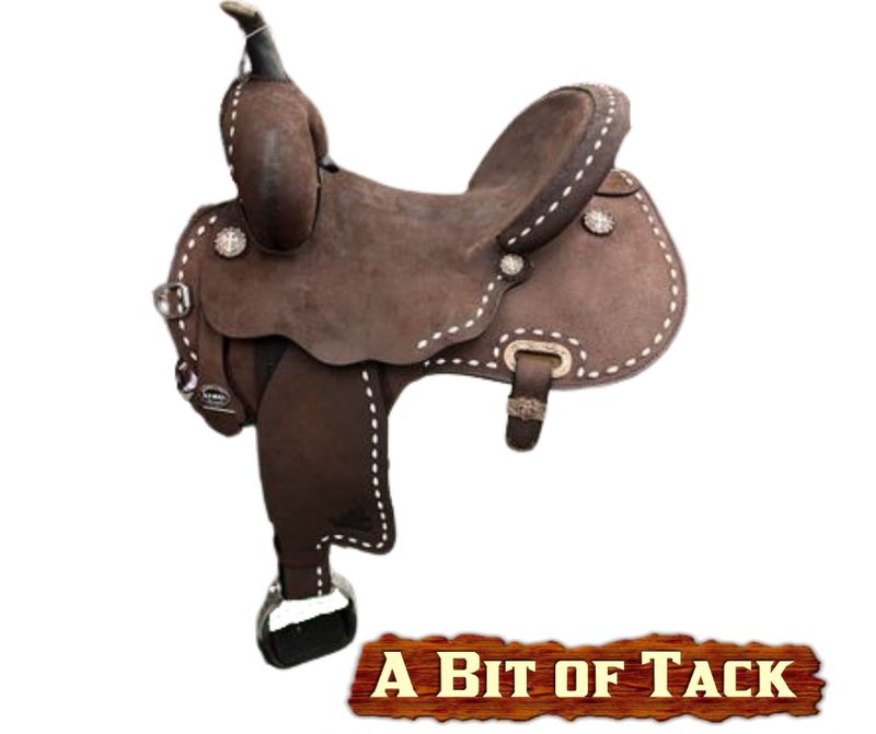 14.5" Circle Y Josey Go Round Barrel Saddle Wide Fit