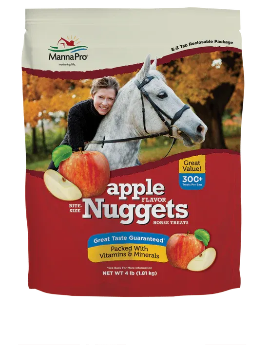 APPLE BITE-SIZE HORSE NUGGET TREATS